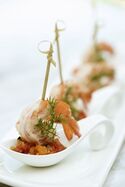 cocktail spoon prawn